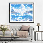 Wind und Wellen auf dem Meer Diamond Painting