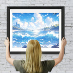 Wind und Wellen auf dem Meer Diamond Painting