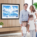 Wind und Wellen auf dem Meer Diamond Painting