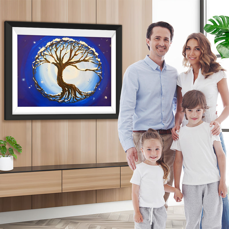 Winter-Baum Diamond Painting