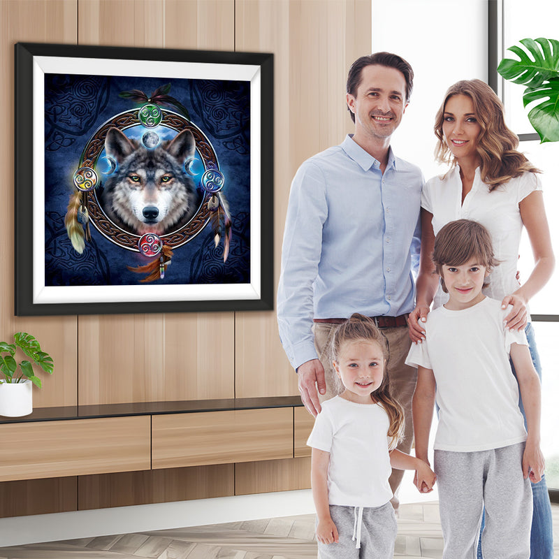 Wolf Traumfänger Diamond Painting