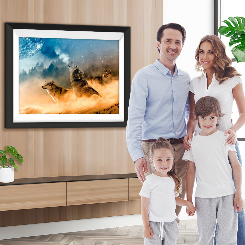 Wolfsgeheul Diamond Painting