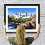 Wunderschöne Flüsse und Berge Diamond Painting