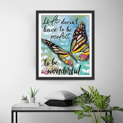 Wunderschöner Schmetterling Diamond Painting