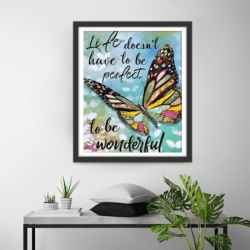 Wunderschöner Schmetterling Diamond Painting