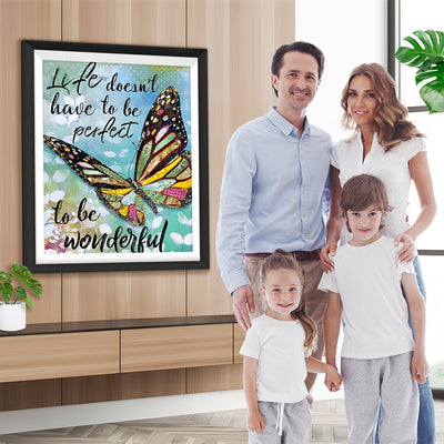 Wunderschöner Schmetterling Diamond Painting