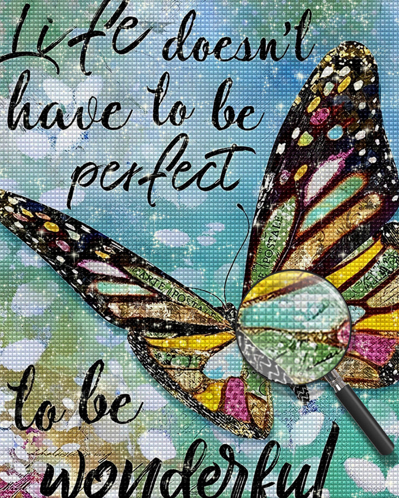 Wunderschöner Schmetterling Diamond Painting