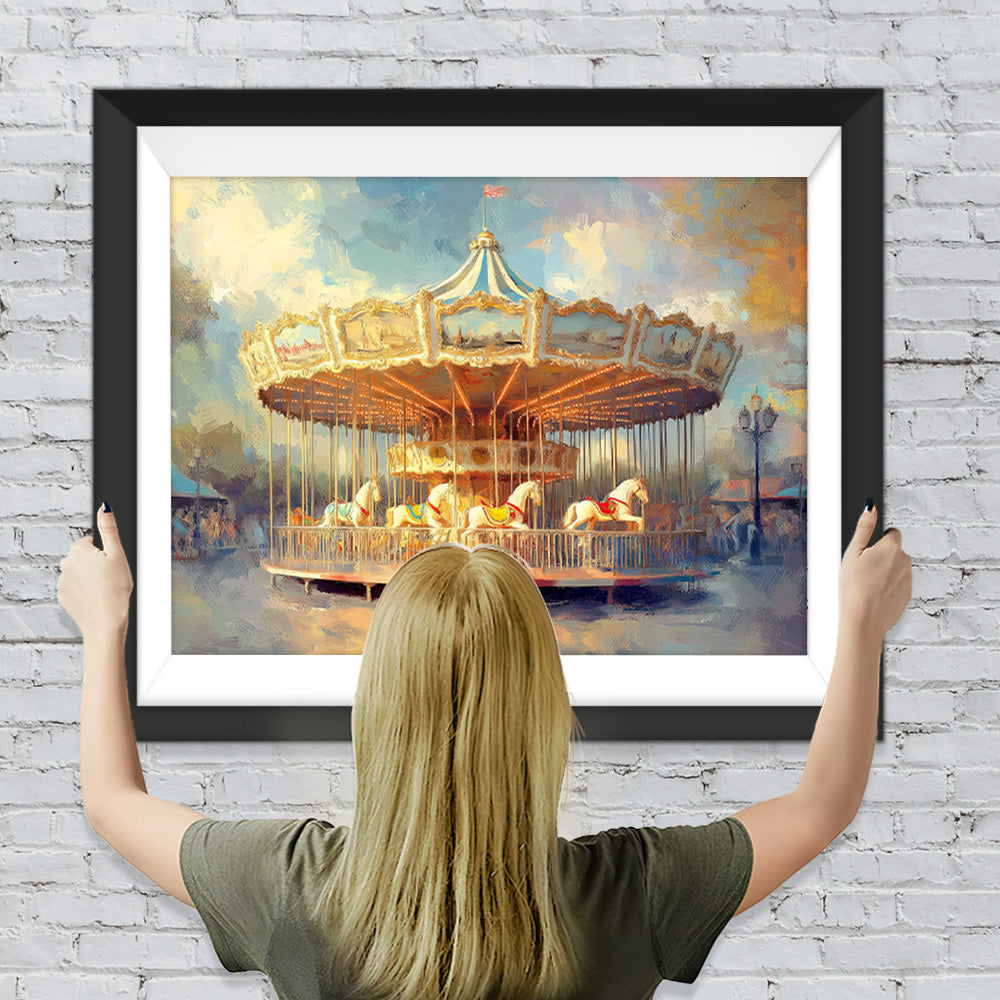 Wunderschönes Karussell Diamond Painting