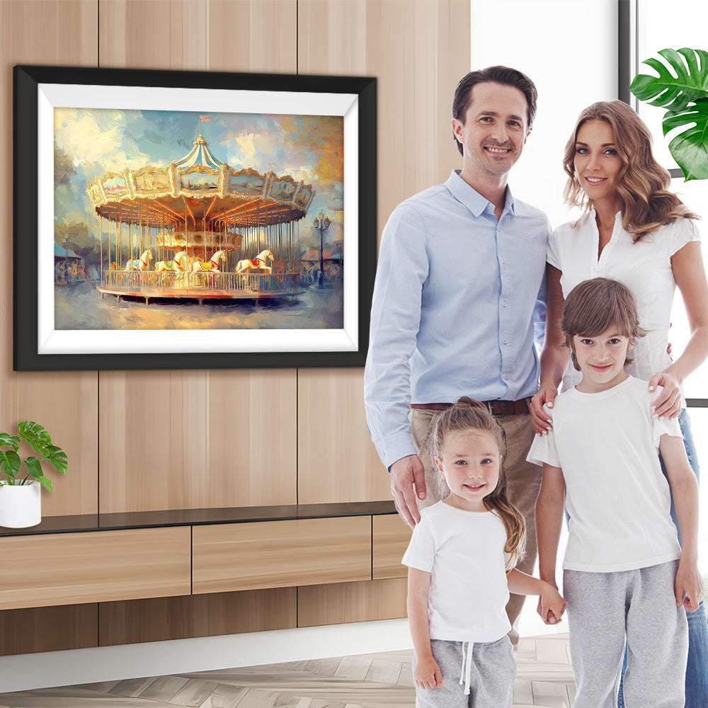 Wunderschönes Karussell Diamond Painting