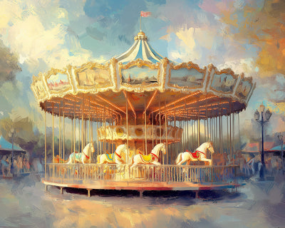 Wunderschönes Karussell Diamond Painting