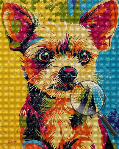 Yorkshire Terrier Diamond Painting