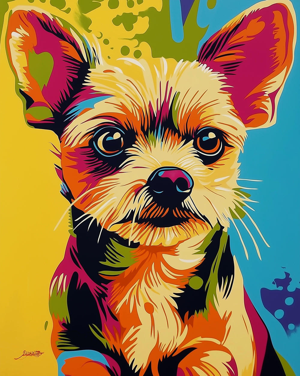 Yorkshire Terrier Diamond Painting