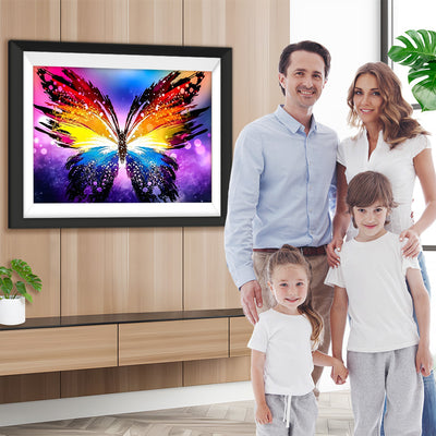 Zerbrochener bunter Schmetterling Diamond Painting