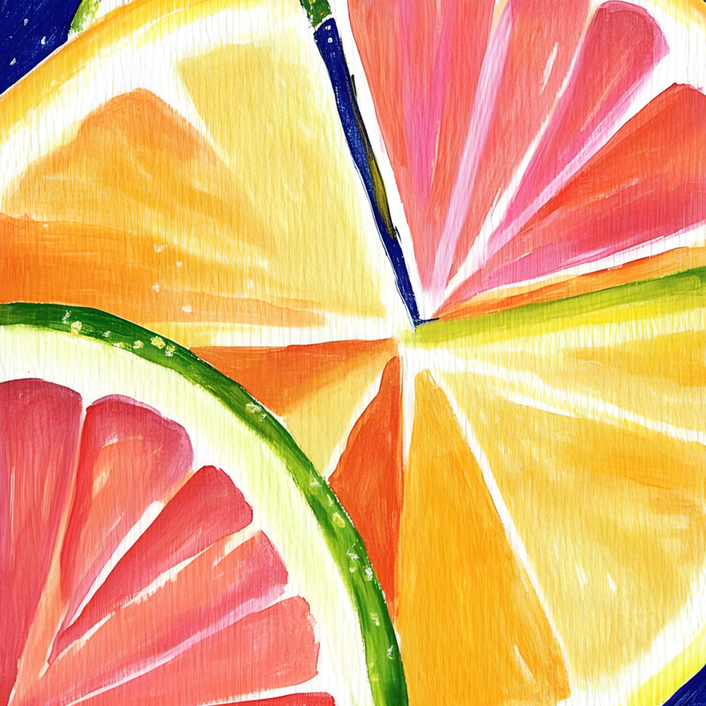 Zitronen Grapefruit Scheiben Diamond Painting