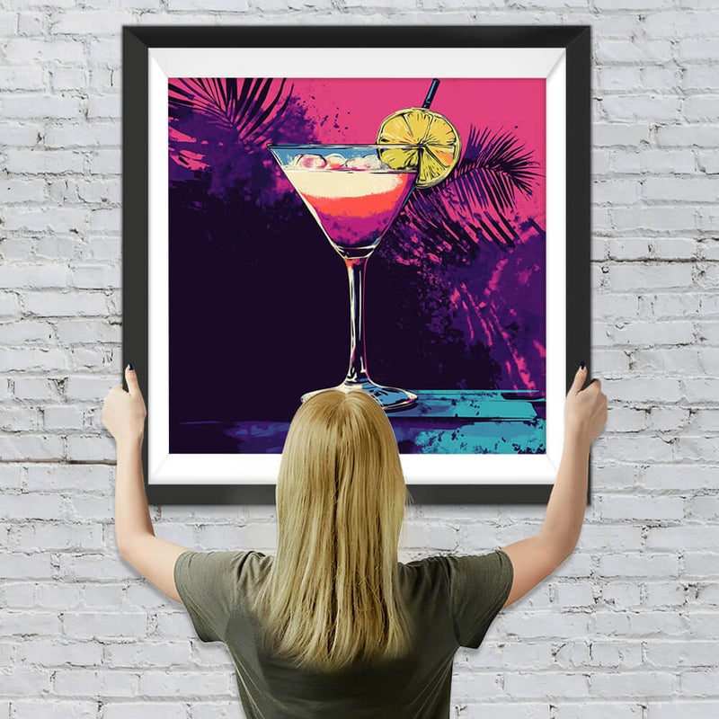 Zitronensaft-Cocktail Diamond Painting