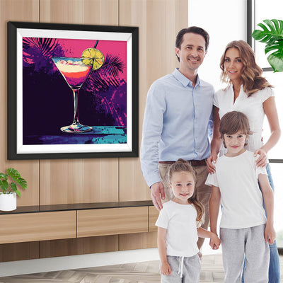 Zitronensaft-Cocktail Diamond Painting