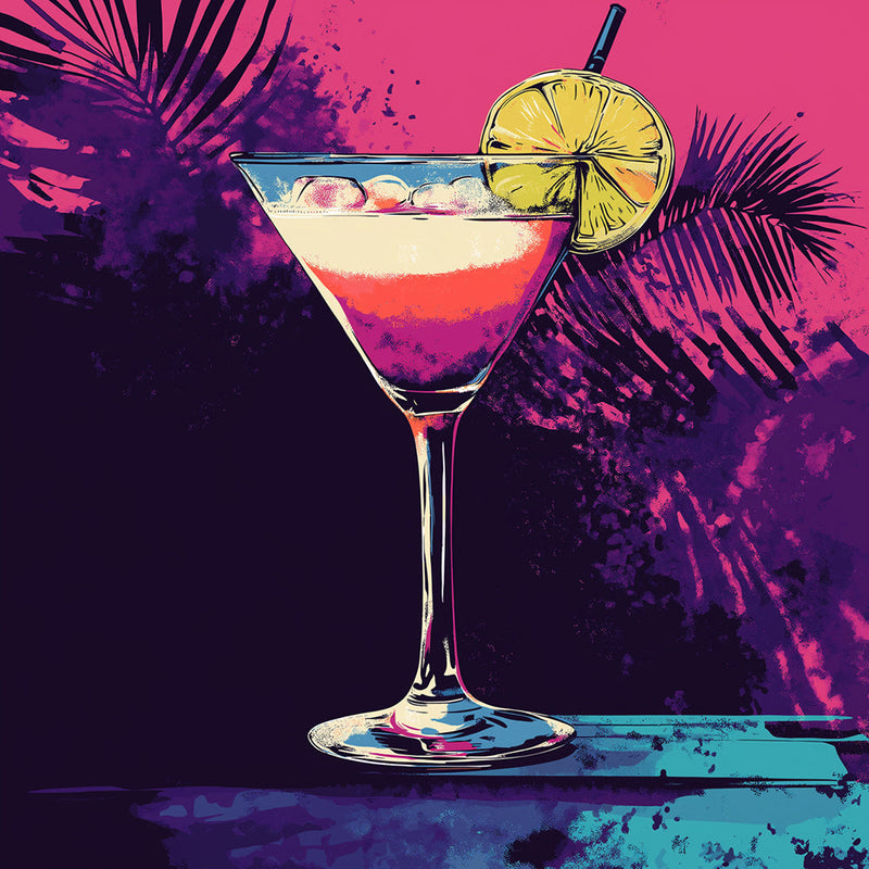 Zitronensaft-Cocktail Diamond Painting
