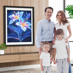 Zwei leuchtende Lilien Diamond Painting