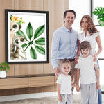 Zwei niedliche Erdmännchen Diamond Painting