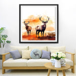 Zwei Rehe im Herbst Diamond Painting