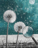 Zwei verstreute Löwenzähne Diamond Painting