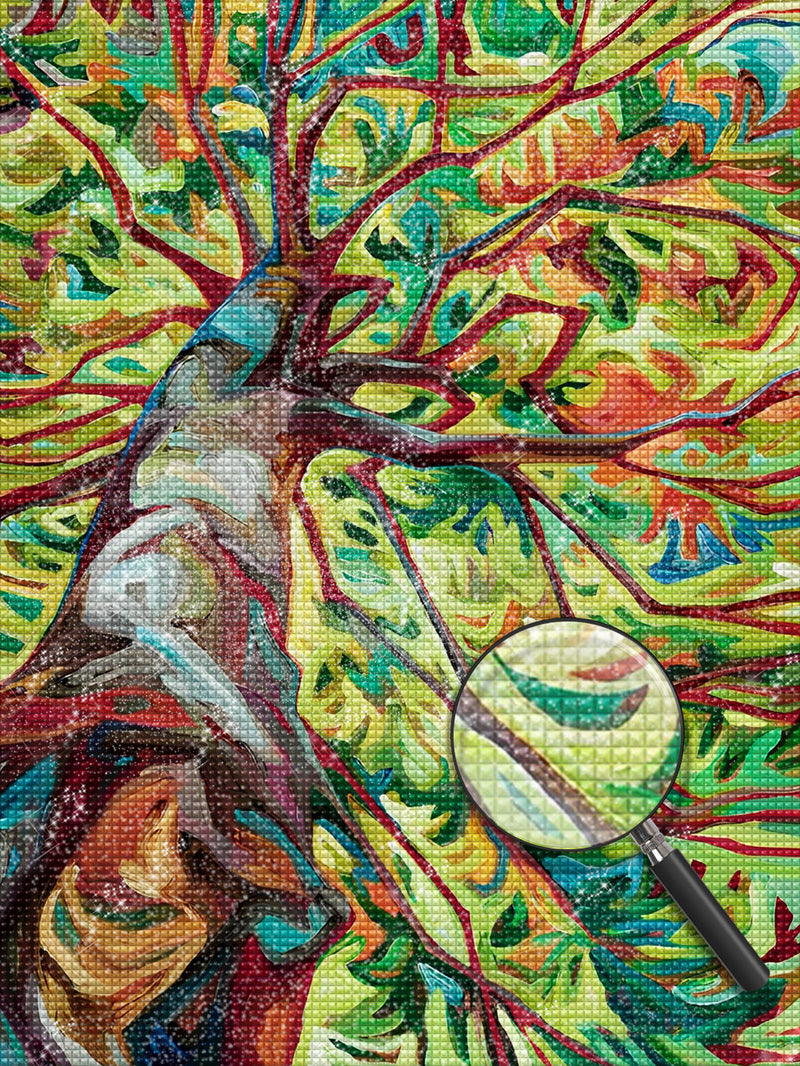 Baum Ölgemälde Diamond Painting