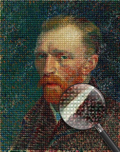 Van Gogh, Selbstbildnis Diamond Painting