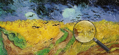 Van Gogh, Krähen im Weizenfeld Diamond Painting