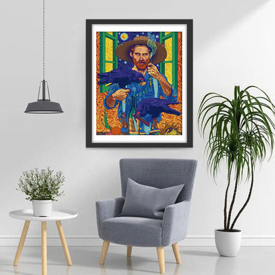 Van Gogh und Adler Diamond Painting