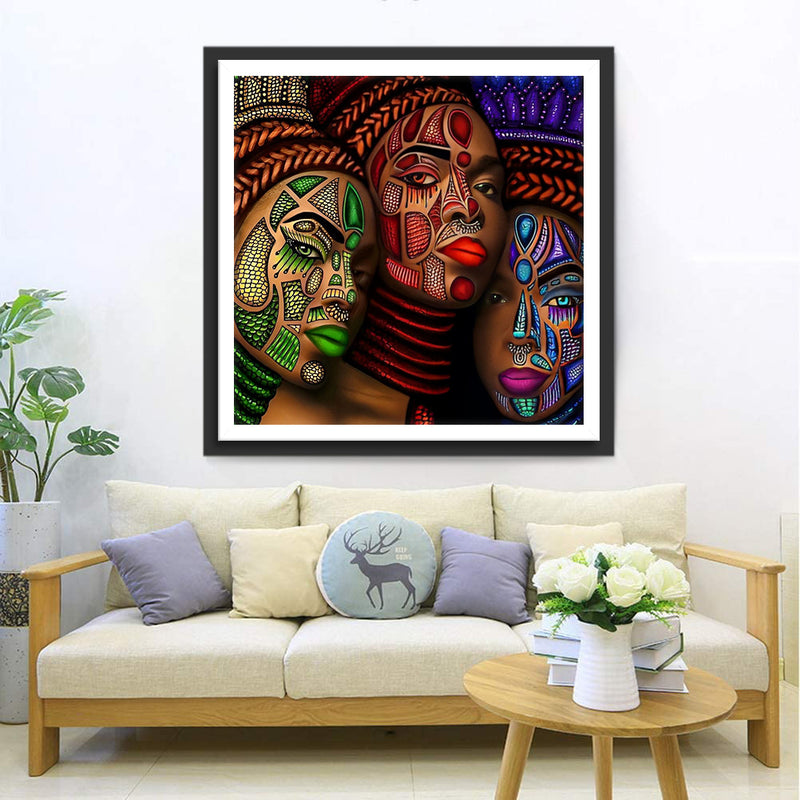 Afrikanische Frauen Diamond Painting