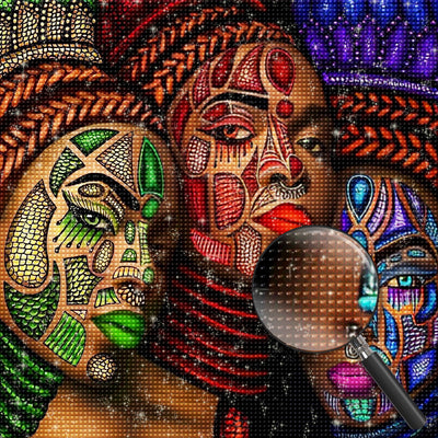 Afrikanische Frauen Diamond Painting