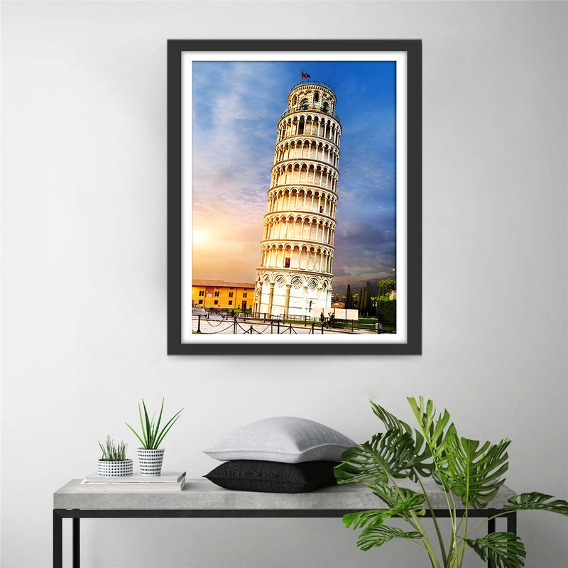 Schiefer Turm von Pisa Diamond Painting