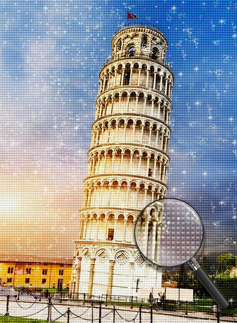 Schiefer Turm von Pisa Diamond Painting