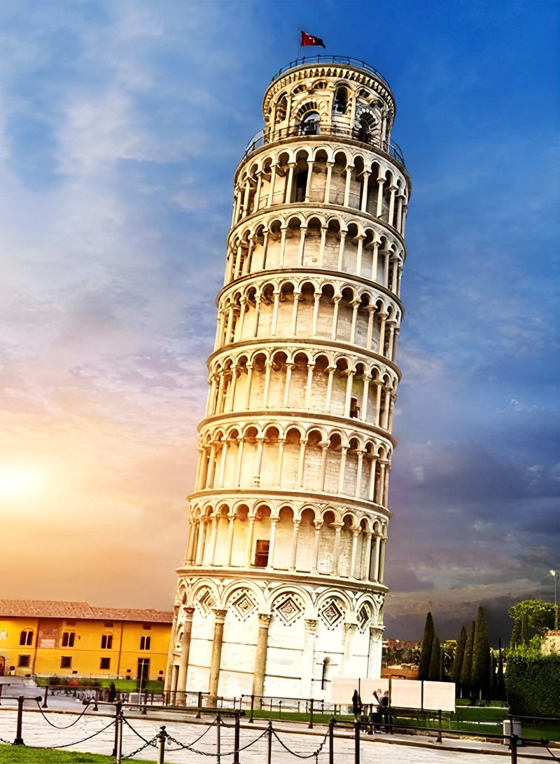 Schiefer Turm von Pisa Diamond Painting