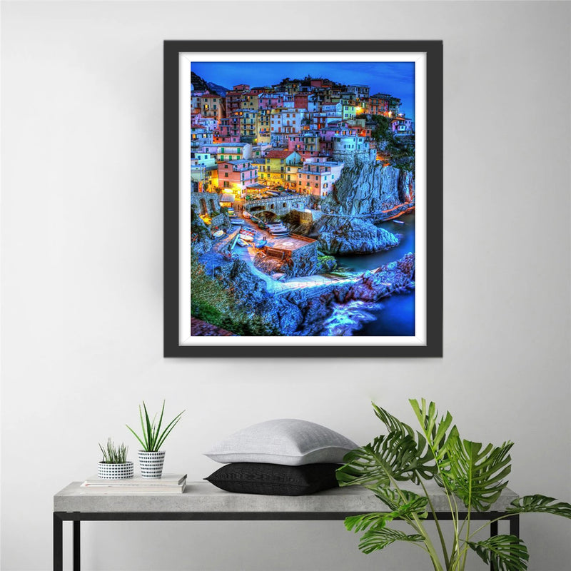 Positano-Dorf in Italien Diamond Painting