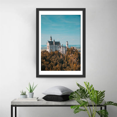 Schloss Neuschwanstein im Herbst Diamond Painting