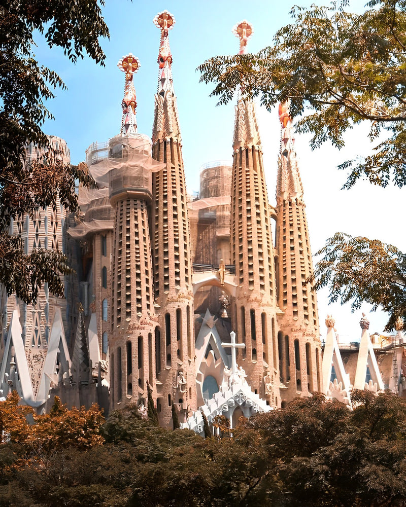 Sagrada Familia in Spanien Diamond Painting