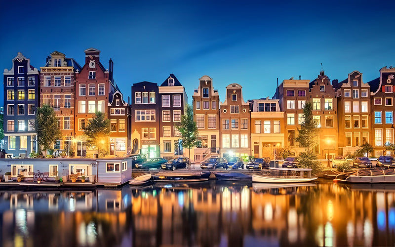 Amsterdam in der Nacht Diamond Painting