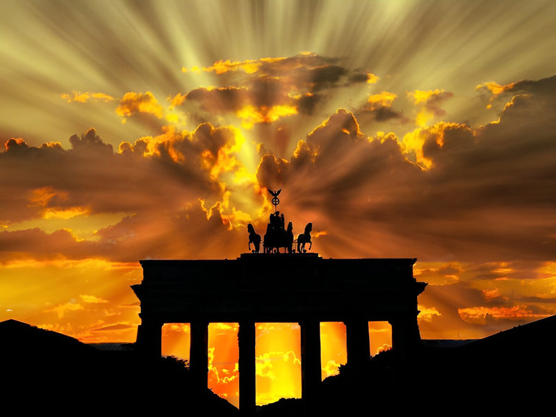 Brandenburger Tor bei Sonnenaufgang Diamond Painting