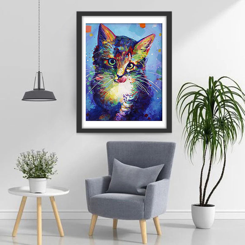 Süße Katze Diamond Painting