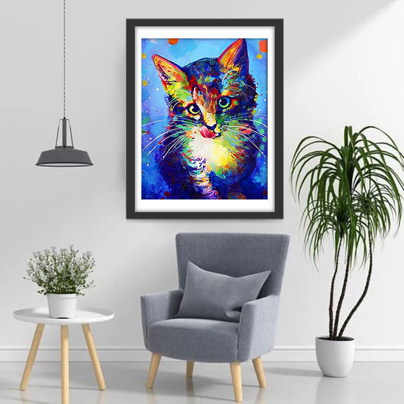 Süße Katze Diamond Painting