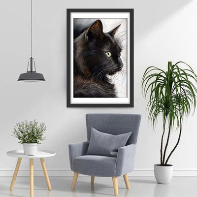 Schwarze Katze Diamond Painting