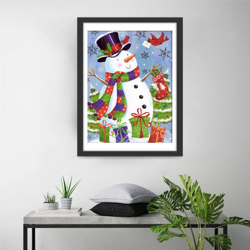 Schneemann Geschenke Diamond Painting