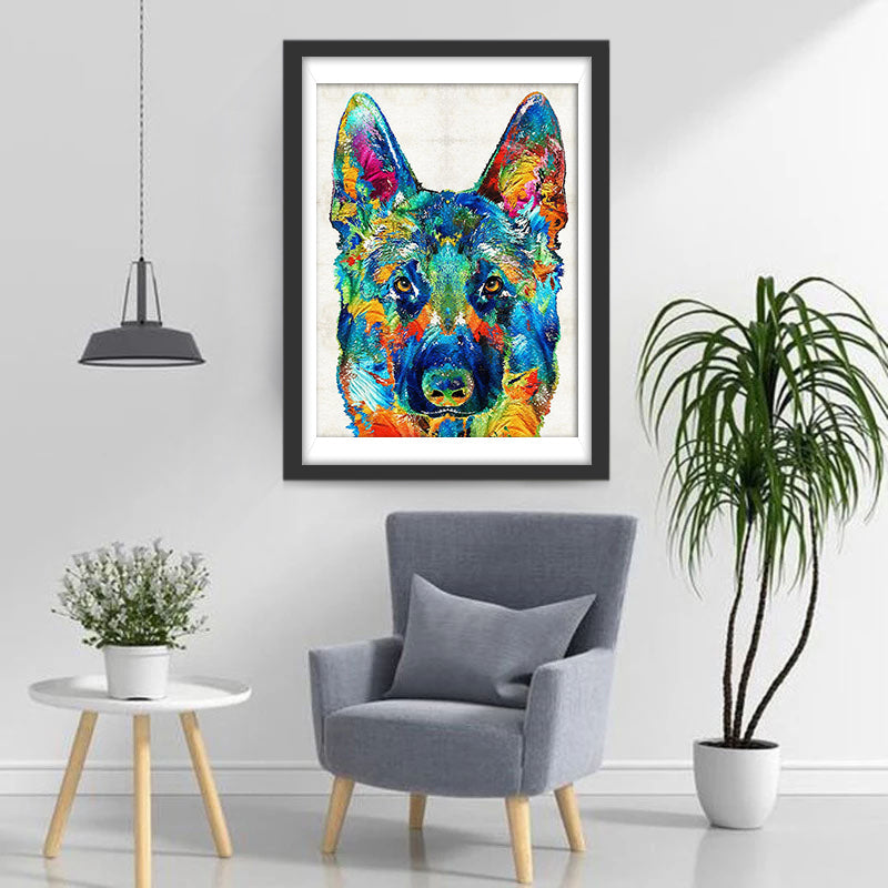 Treuer Hund Diamond Painting