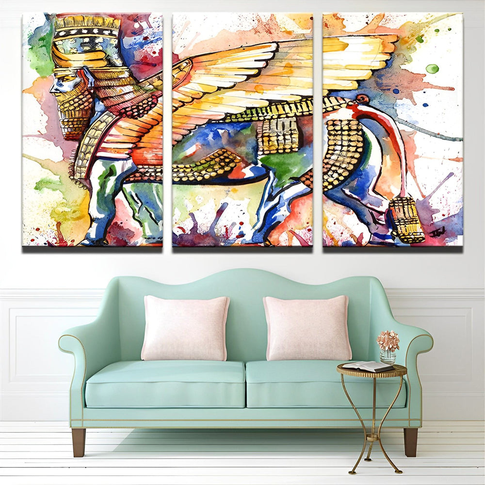 Ägyptische Mythologie Diamond Painting 3 teilig