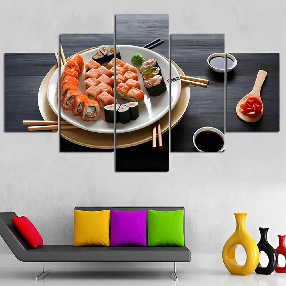 Lecker Sushi Diamond Painting 5 teilig