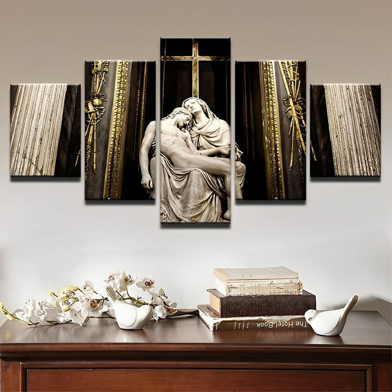 Römische Pietà Diamond Painting 5 teilig