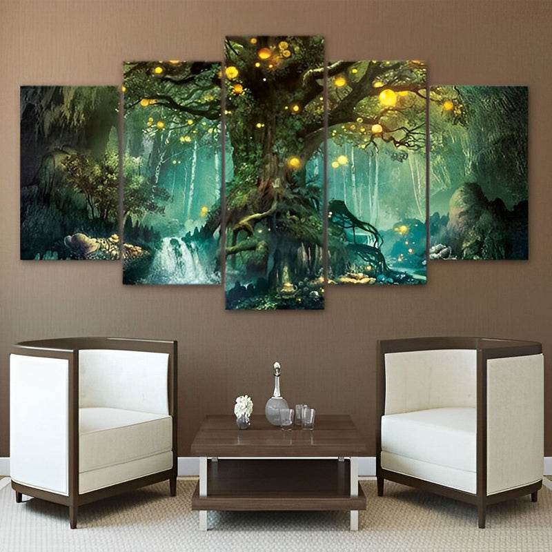 Uralter Zauberbaum Diamond Painting 5 teilig