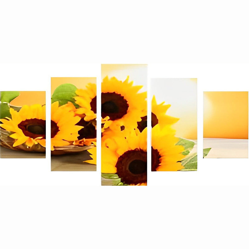 Sonnenblumen Diamond Painting 5 teilig