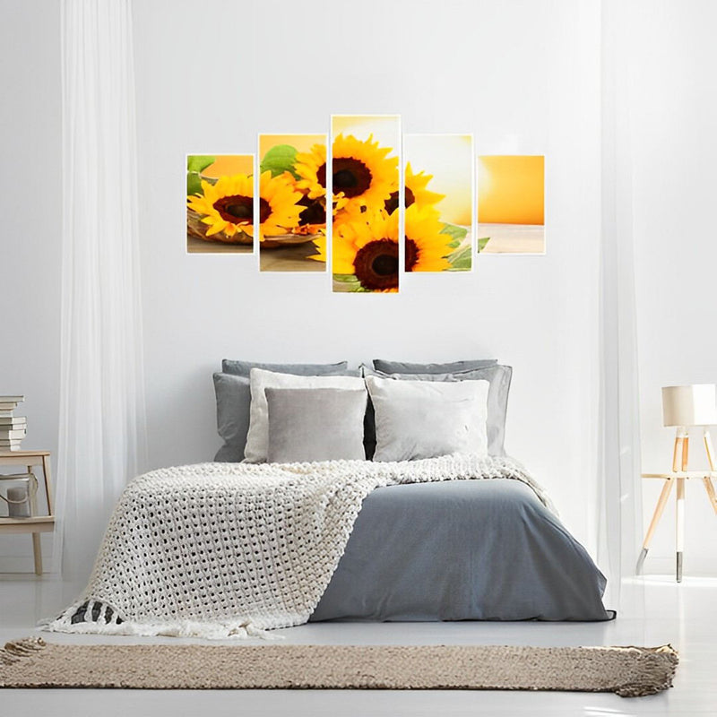 Sonnenblumen Diamond Painting 5 teilig